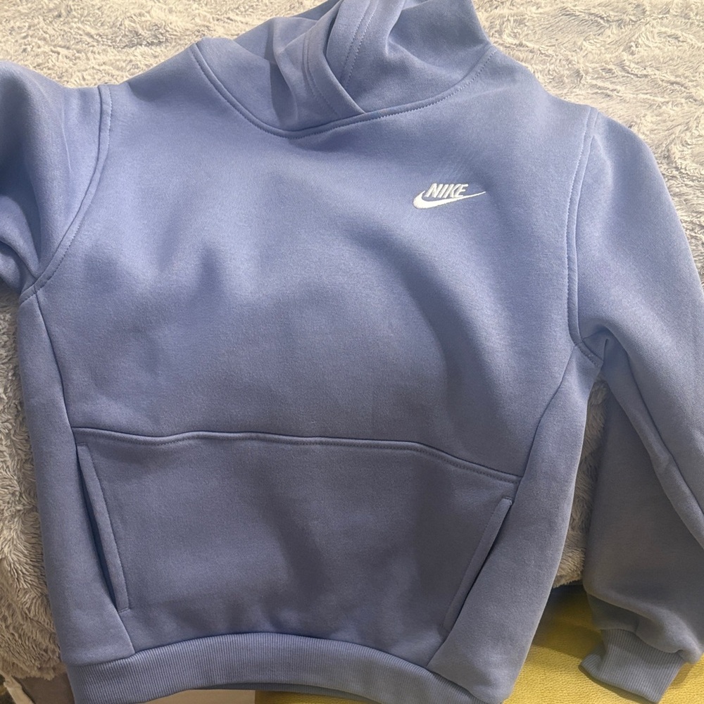 Nike Lavender Pullover Hoodie with White Tag Logo